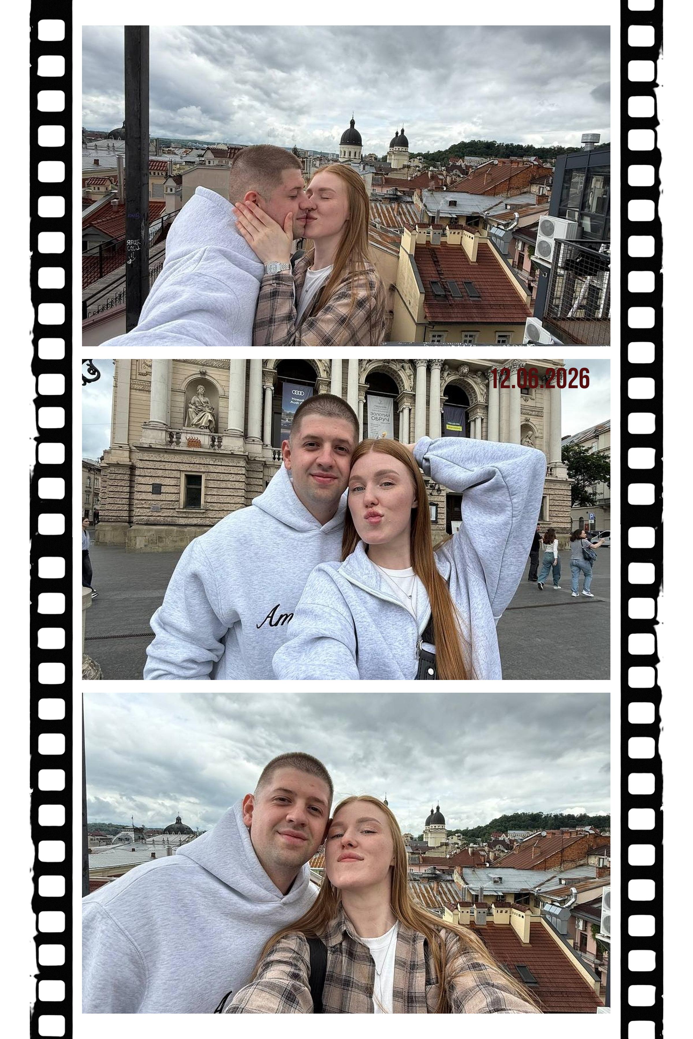 Фотокартка з фотокабінки — пара у Львові